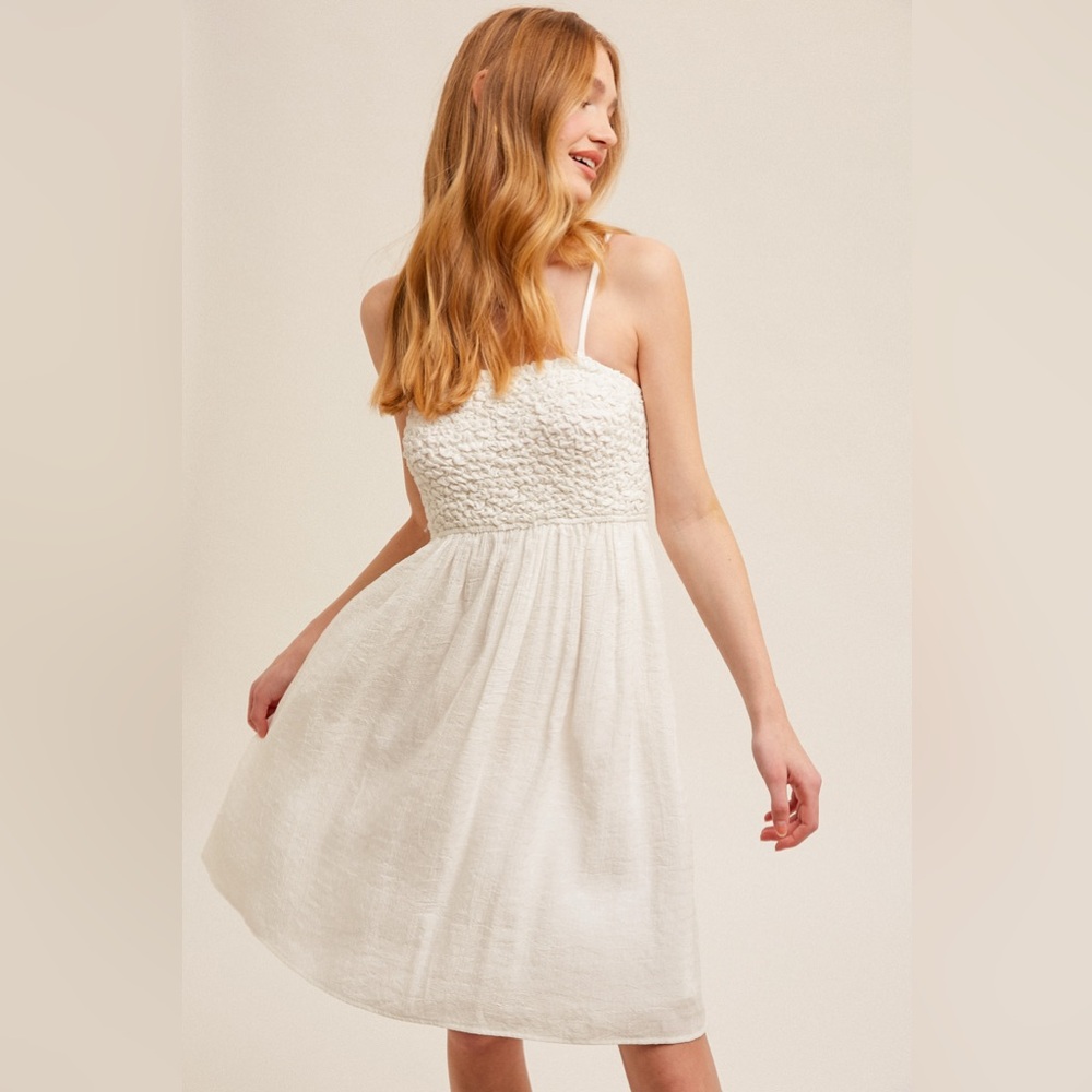 Hem & Thread White Smocked Baby Doll Dress
